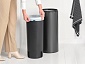 Мусорный бак 30 л Brabantia Touch Bin new тёмно-серый
