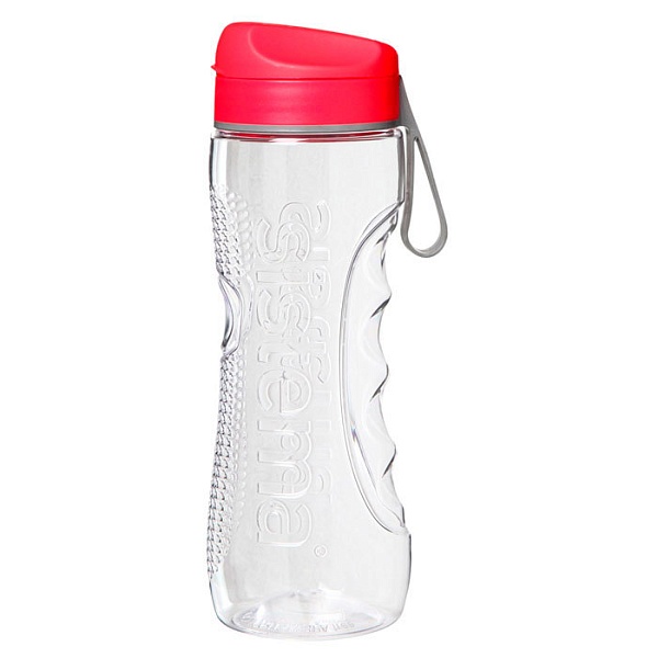 650 Бутылка для воды тритан 800мл красная