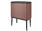 Мусорный бак 11 + 23 л Brabantia Touch Bin Bo минерально-коричневый