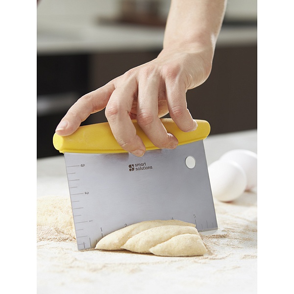 Шпатель-скребок кондитерский Smart Solutions Easy Cut жёлтый