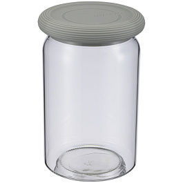 Банка для сыпучих продуктов стекло Regent inox Linea DESCO 0,75л  