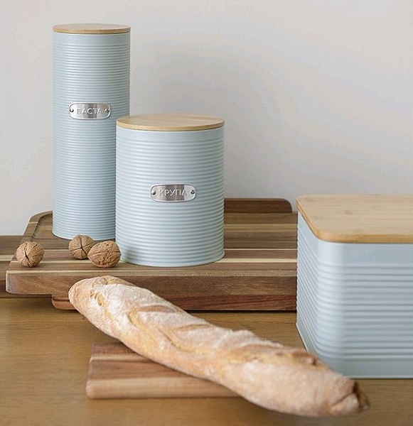 Банка для хранения пасты irmel, 2,7 л, голубая