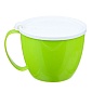 Кружка c крышкой 700 мл Excellent Houseware салатовая