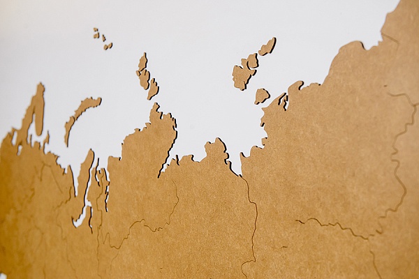 Карта-пазл 98 х 53 см Mimi Wall Decoration Российская Федерация