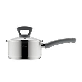 Ковш со стеклянной крышкой, 16 см/1,6 л, NADOBA, серия VIKKI