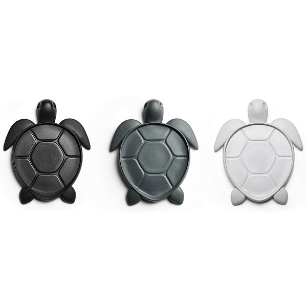 Подставка под стаканы Qualy Save turtle чёрный
