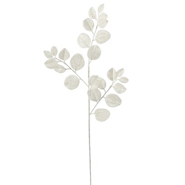 Ветка с глиттером 81 см Азалия белая