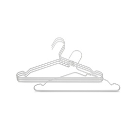 Набор вешалок для одежды Brabantia 4 шт серебряный