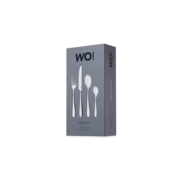 Набор столовых приборов WO HOME на 6 персон 24 пр. REALITY