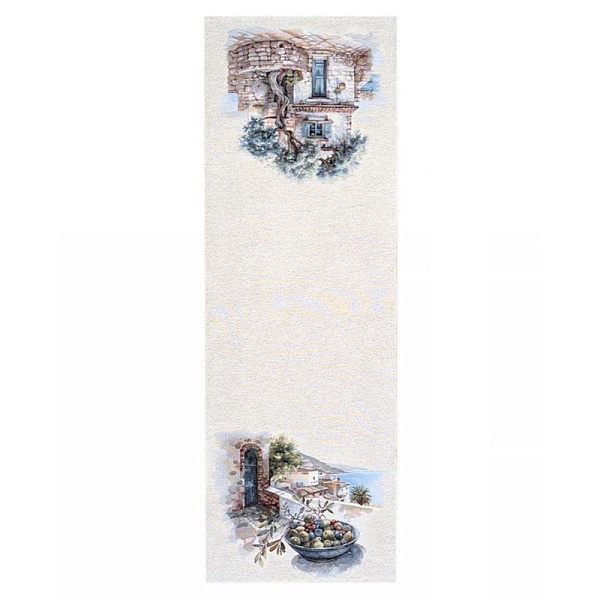 Дорожка 44 х 140 см Le Gobelin Оливки Греция Фон