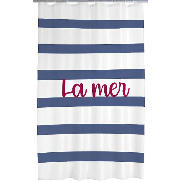 Штора д/ванных комнат La Mer цветной 180х200