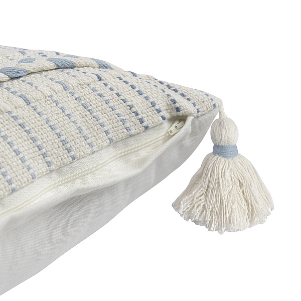 Подушка декоративная с вышивкой и кисточками из коллекции ethnic , 35х60 см