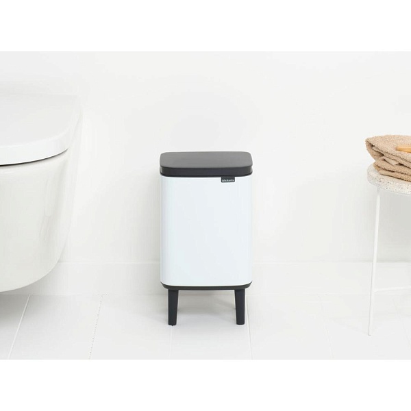 Мусорный бак 12 л Brabantia Bo Hi белый
