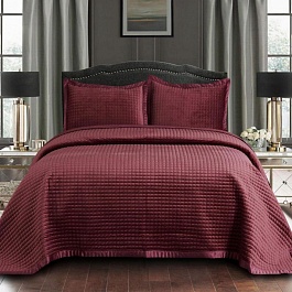 Комплект покрывало и наволочка 160 х 220 см Sofi de Marko Лоретта пепельная роза