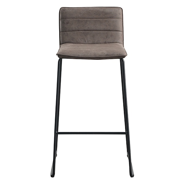 Стул барный terence, темно-коричневый, экокожа