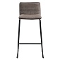 Стул барный terence, темно-коричневый, экокожа