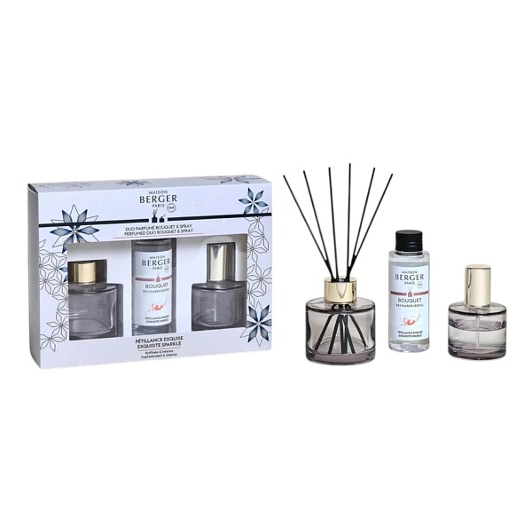 Подарочный набор Maison Berger Paris Розали интерьерные спрей-духи 50 мл+диффузор 90мл Брызги Шампанского