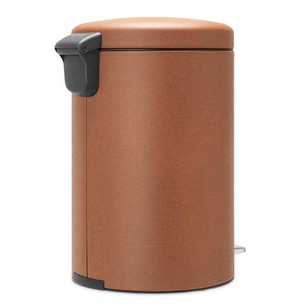 Бак мусорный с педалью 20 л Brabantia NewIcon минеральная корица