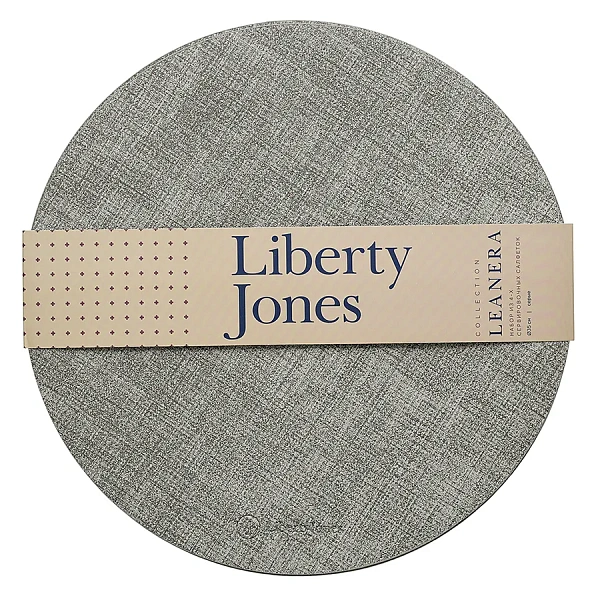 Набор салфеток сервировочных  4 шт.  Leanera, Ø35 см, серые