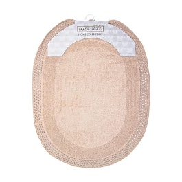 GEORGINA (пудра) Коврик для ванной кружевной 60х100