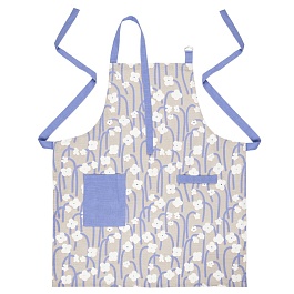 Фартук из хлопка с принтом Полярный цветок из коллекции scandinavian touch, 70х80 см