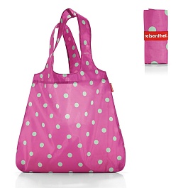 Сумка складная mini maxi shopper magenta dots