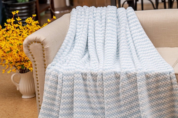 Покрывало 220 х 240 см Sofi de Marko Гринда голубой