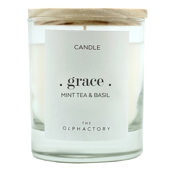 Свеча ароматическая Ambientair The Olphactory grace Мята и базилик
