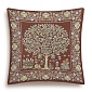Подушка 45 х 45 см Le Gobelin Древо Махагон двусторонняя 