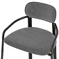 Набор барных стульев Latitude Ror Round 2 шт чёрный-серый