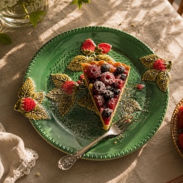 Блюдо Repast земляника 25,3х22х2,2 см