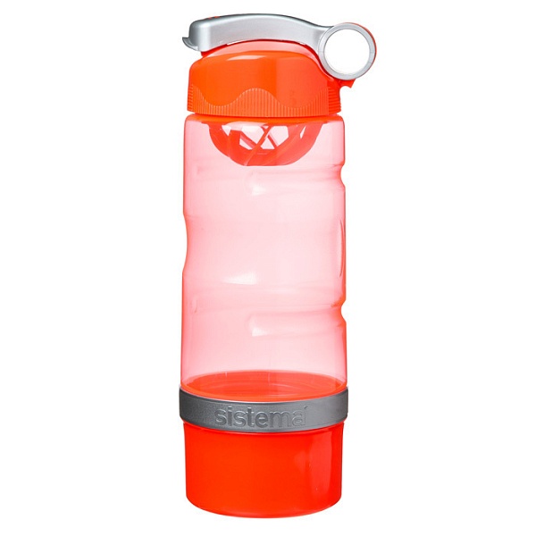 Спортивная питьевая бутылка 615 мл Sistema Hydrate красный