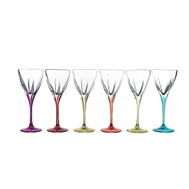 Набор бокалов для белого вина 6 шт. 210 мл RCR "Fusion Colours"
