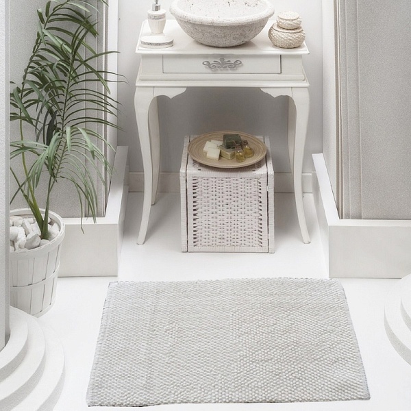 ALVEN (белый)  Коврик для ванной 50х70см