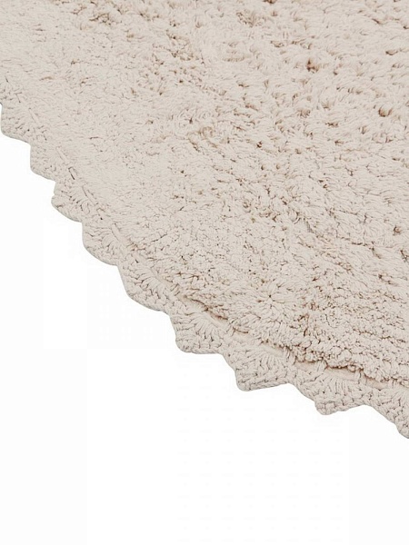 Hanna (белая) Коврик для ванной кружевной 60х100