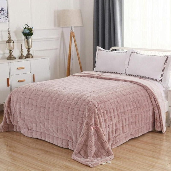 Покрывало 160 х 220 см Sofi de Marko Мадлен пепельная роза