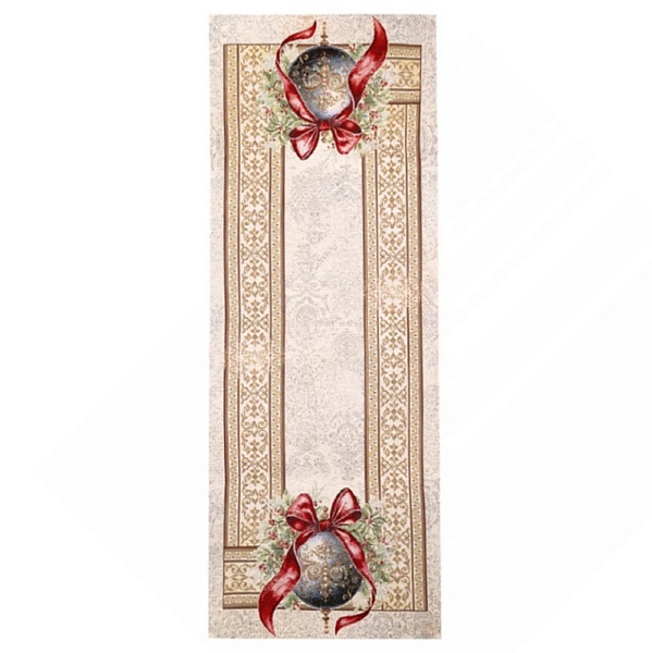 Дорожка 44 х 140 см Le Gobelin Золотой шар золотой/голубой