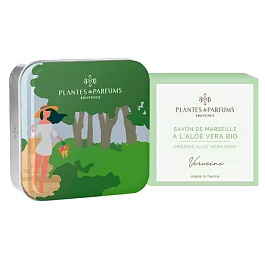 Мыло вербеновое в металлической коробочке 100 г Plantes et Parfums Provence Прогулка в лесу