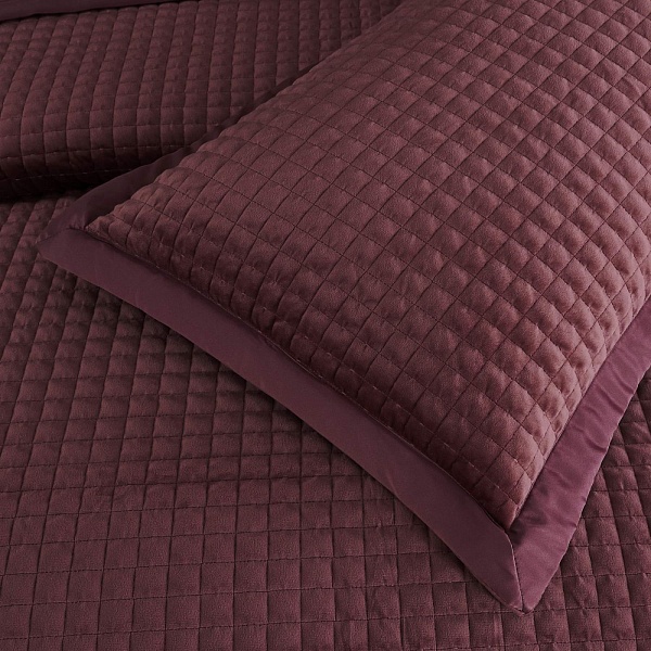 Комплект покрывало и наволочка 160 х 220 см Sofi de Marko Лоретта пепельная роза