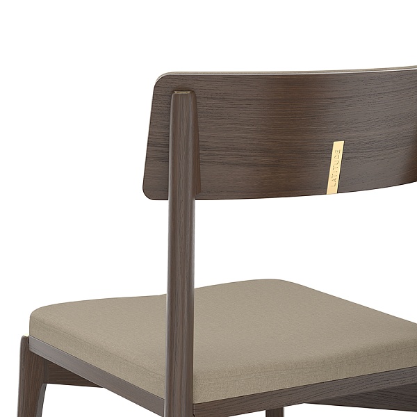 Стул рогожка Latitude Aska венге-бежевый