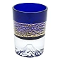 Рюмка Gold Leaf Fuli Chilled Sake Shot Glass Blue  85 мл