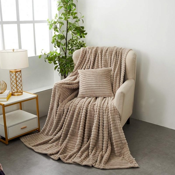 Покрывало 160 х 220 см Sofi de Marko Орландо бежевый