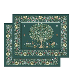 Салфетка 35 х 45 см Le Gobelin Древо бирюза