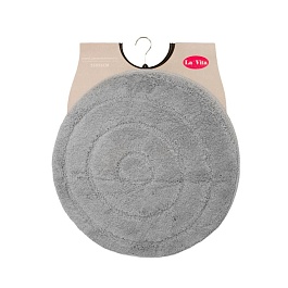 Коврик д/ванной круглый d=55 см Джулия серый