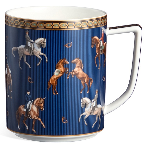 Кружка 560 мл Lefard Horse Club синяя