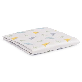 Простыня из сатина с принтом Dinosauria World 160 х 270 см Tkano Tiny World