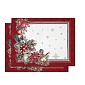 Салфетка 35 х 45 см Le Gobelin Елочные украшения Фейерверк красная