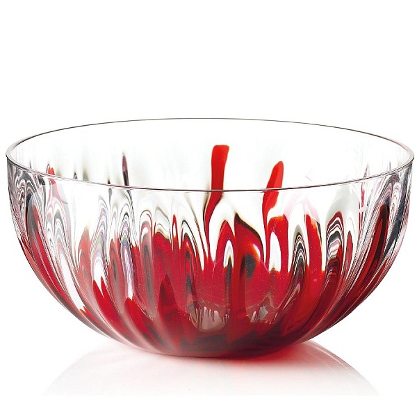 Салатник 15 см  красный IRIS