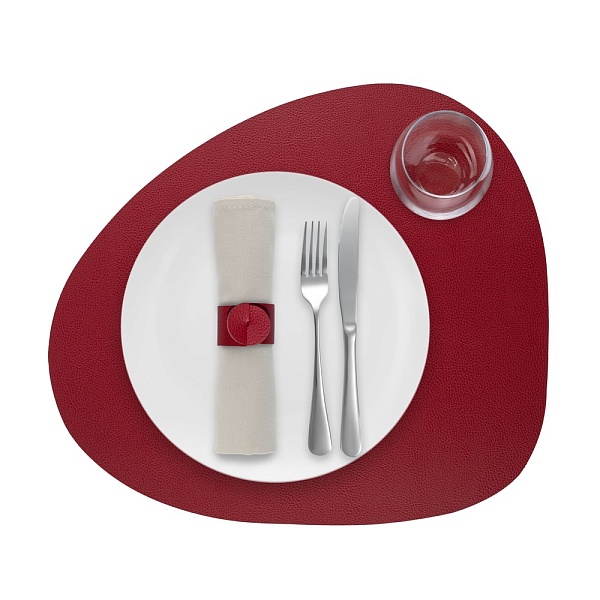 Салфетка подстановочная фигурная 37 х 44 см Skinnatur salsa red