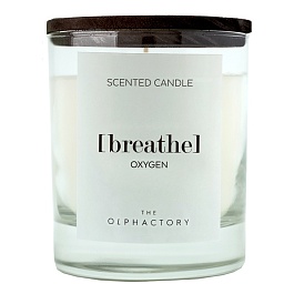 Свеча ароматическая Ambientair The Olphactory breathe black Кислород